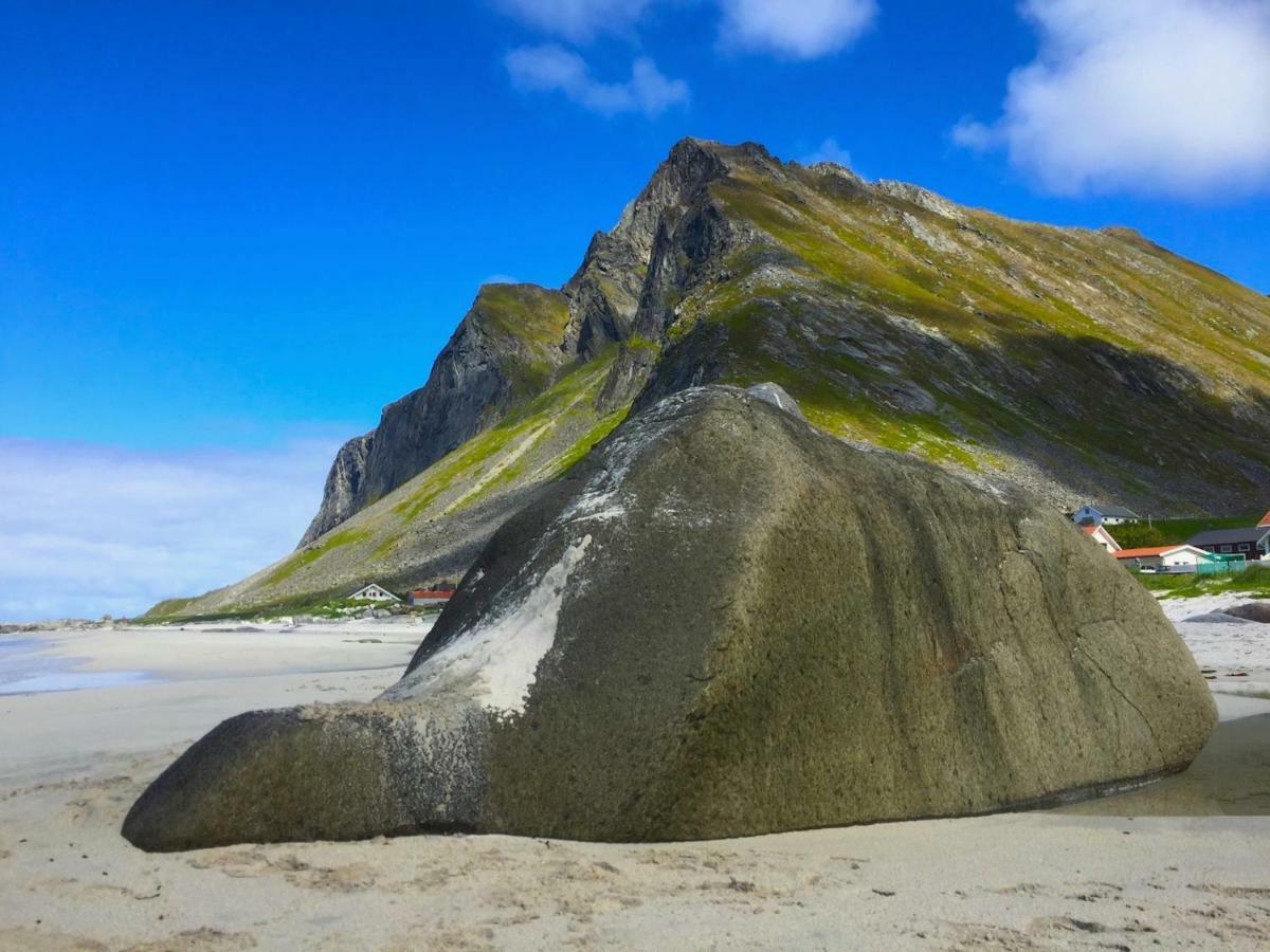 Steinbakk - Vestresand Lofoten Bostad Esterno foto